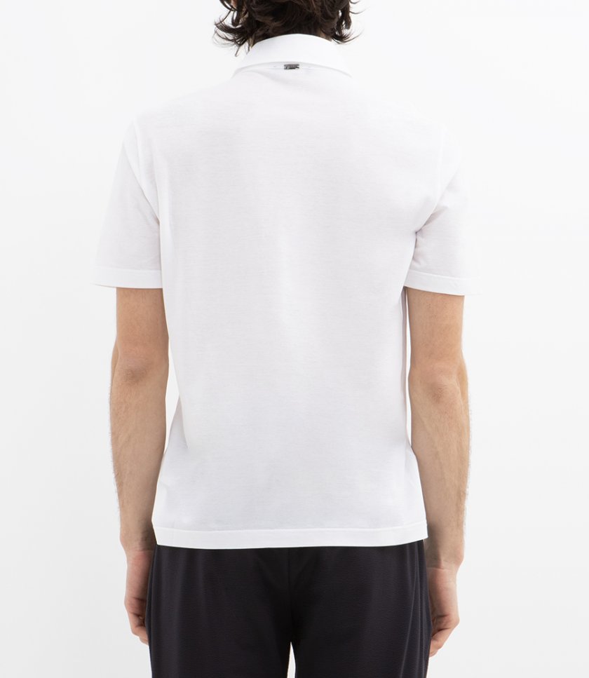 JERSEY CREPE POLO SHIRT