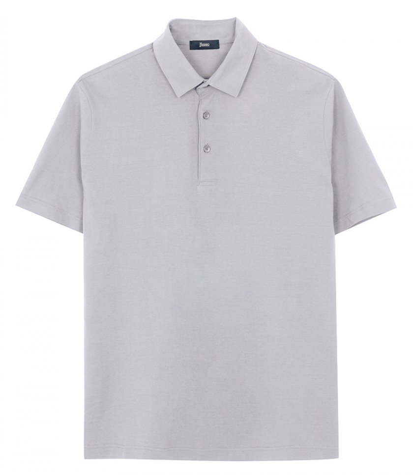 JERSEY CREPE POLO SHIRT