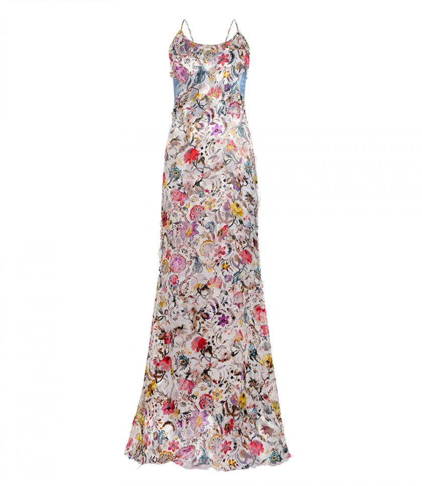 CLOTHES - FLORENTINE FLOWERS PRINT DRESS