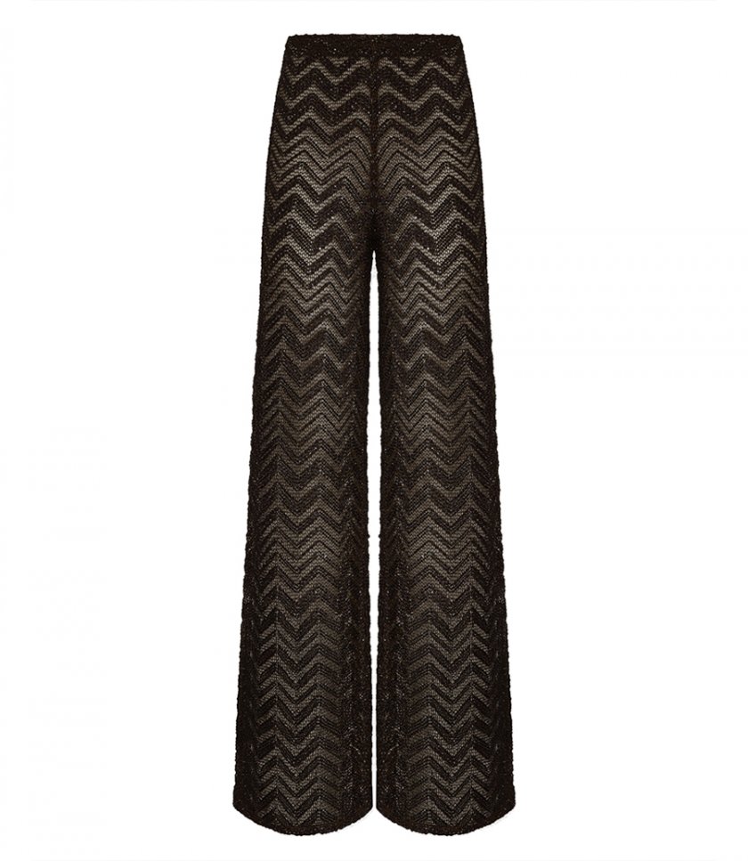 CLOTHES - ZIGZAG PATTERN AND SEQUINS TROUSERS