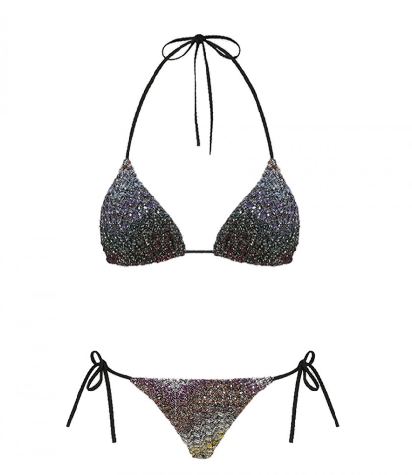 CLOTHES - LAME BIKINI WITH SEQUINS