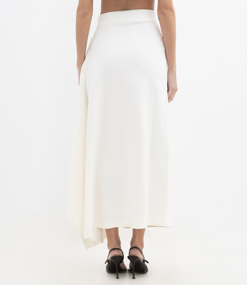 ZERO WASTE DRAPED LONG SKIRT