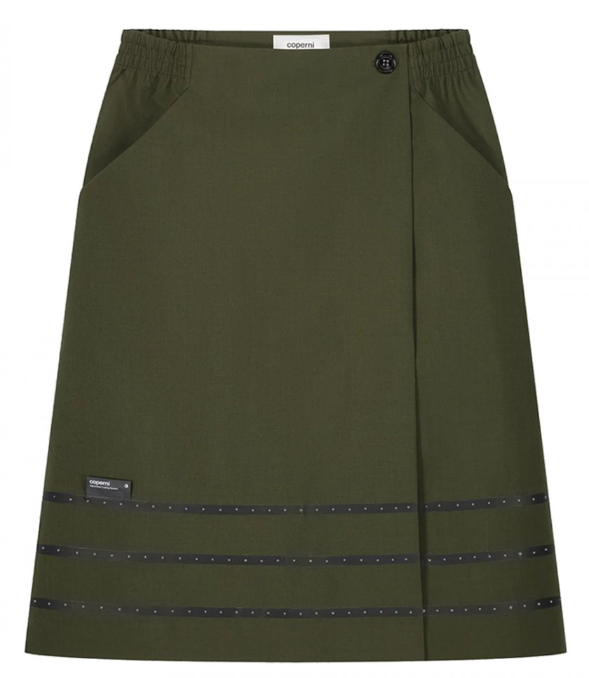 CLOTHES - TECHNICAL TAILORED MIDI SKIRT
