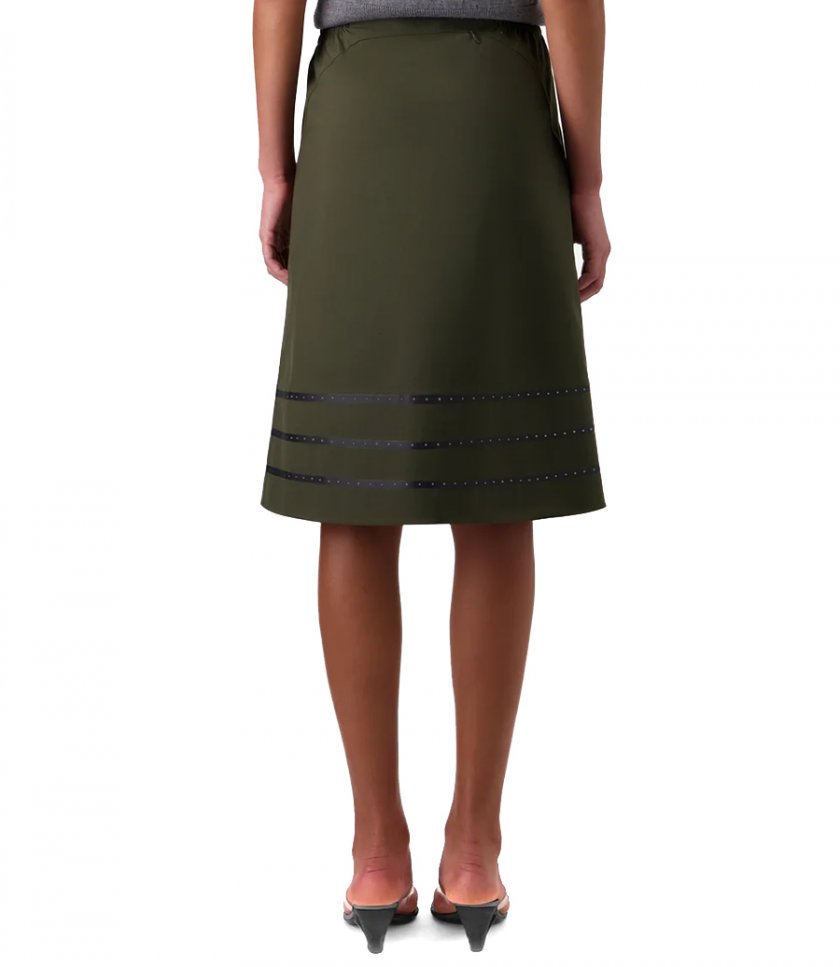TECHNICAL TAILORED MIDI SKIRT