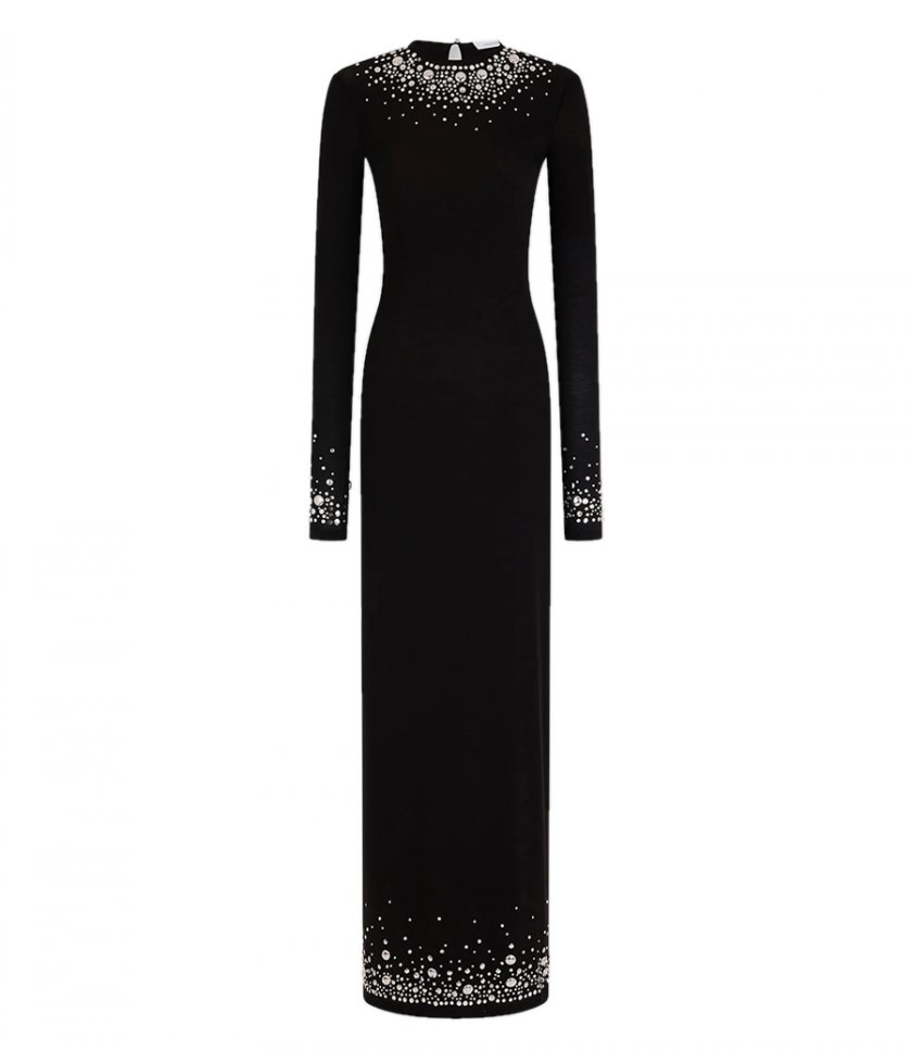 CLOTHES - LONG SECOND-SKIN JERSEY DRESS