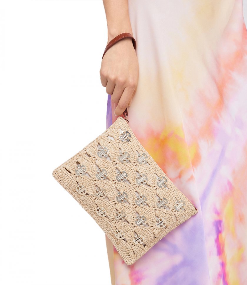 POUCH RAPHIA