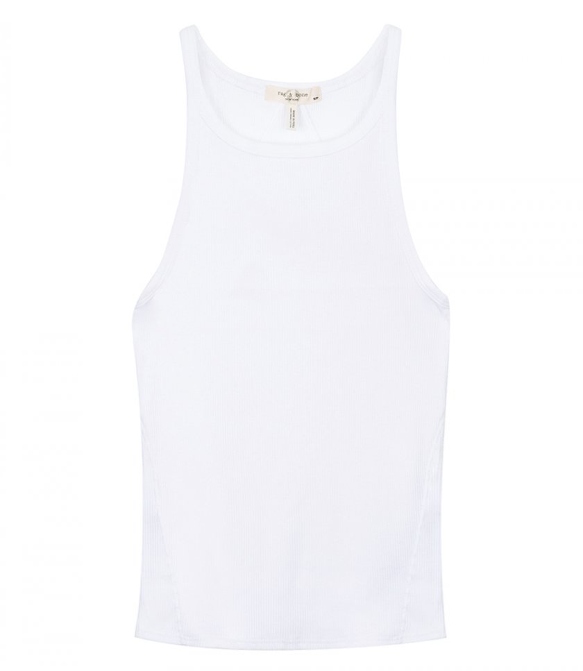 RAG & BONE - THE ESSENTIAL RIB LONS STRING TANK