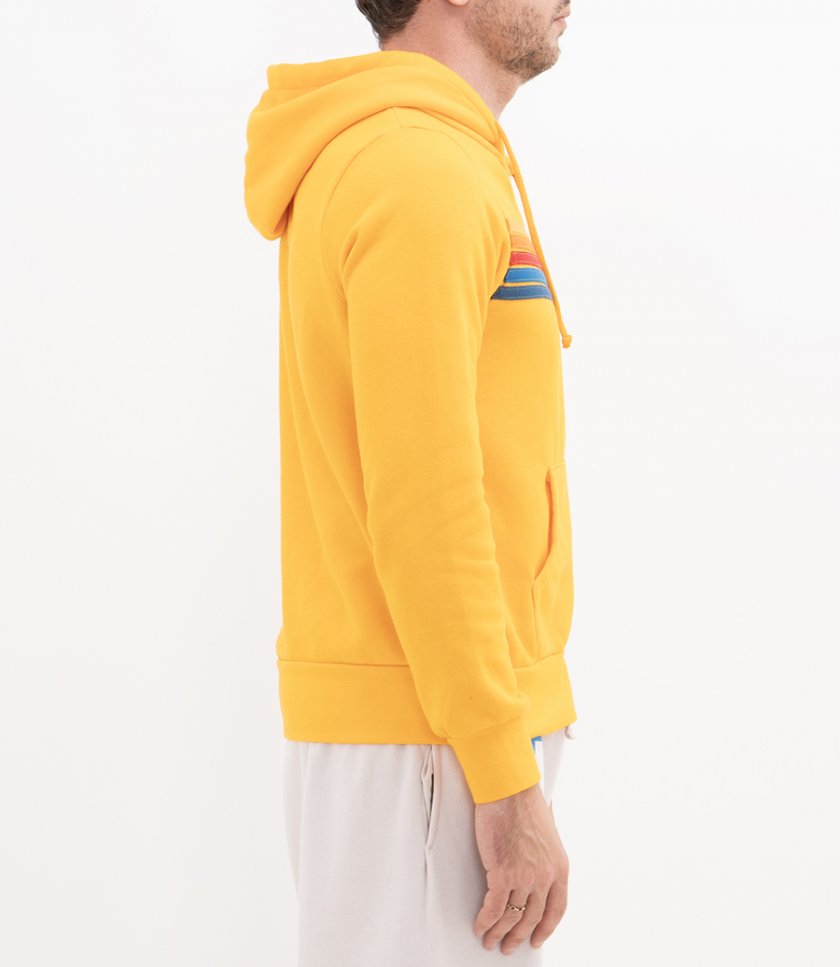 5 STRIPE ZIP HOODIE