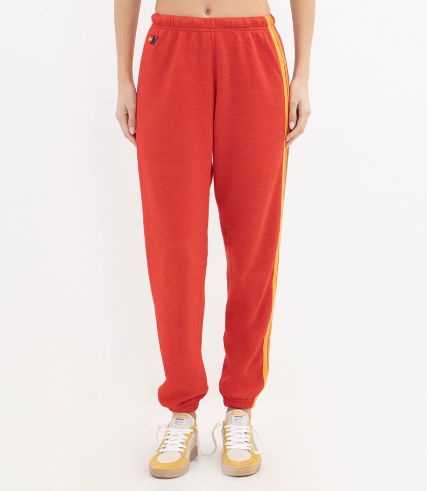 WOMENS 5 STRIPE SWEATPANT