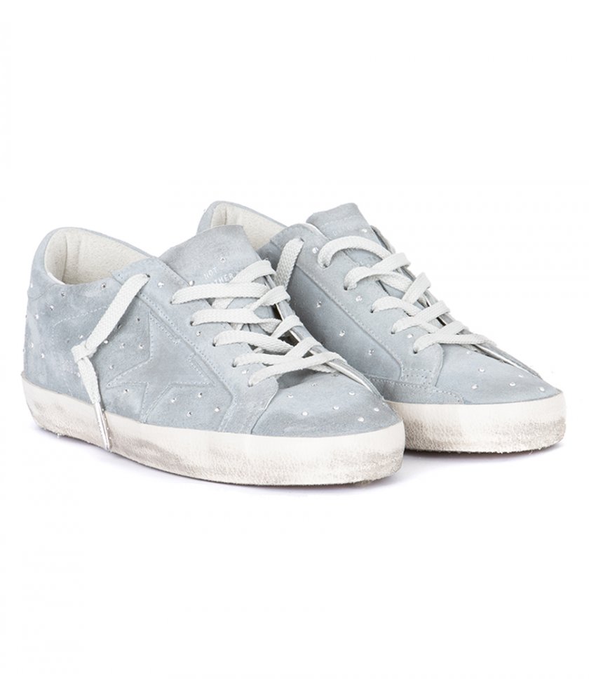 GREY LEATHER STAR SUPER-STAR