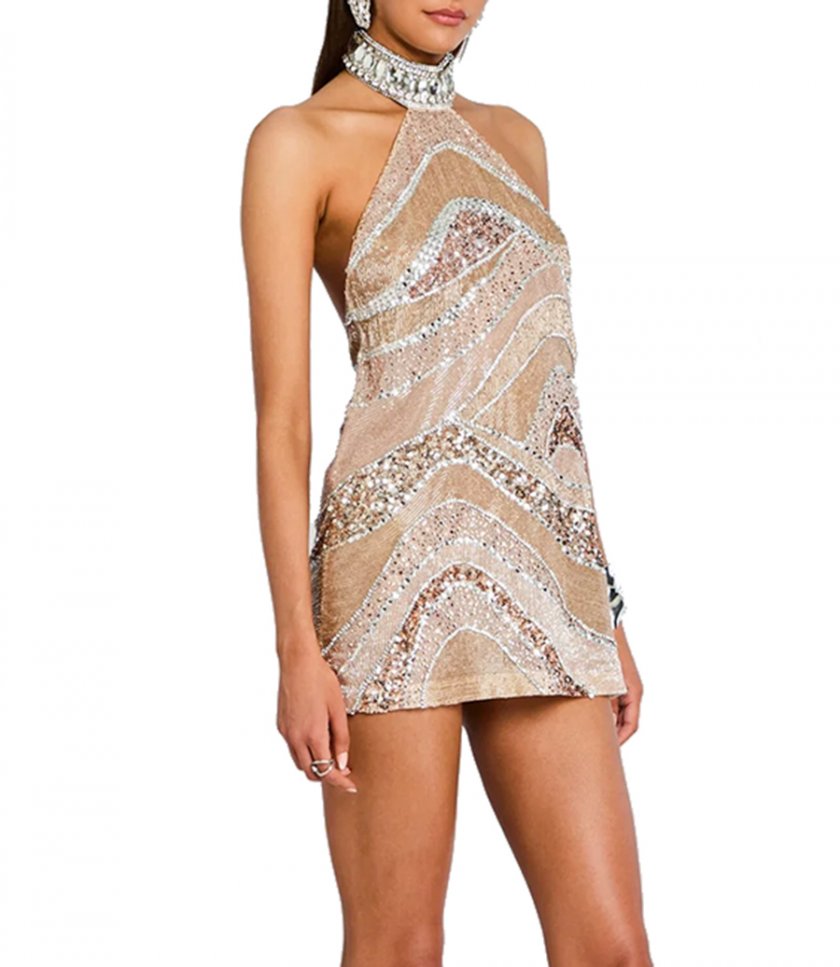 BUFFIE EMBROIDERED DRESS
