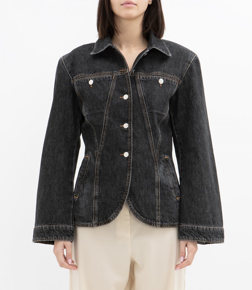STRUCTURED DENIM JACKET