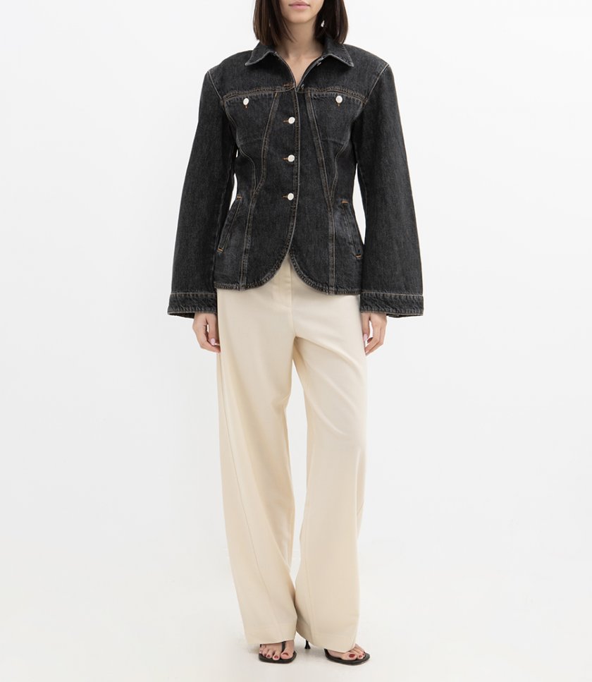 STRUCTURED DENIM JACKET