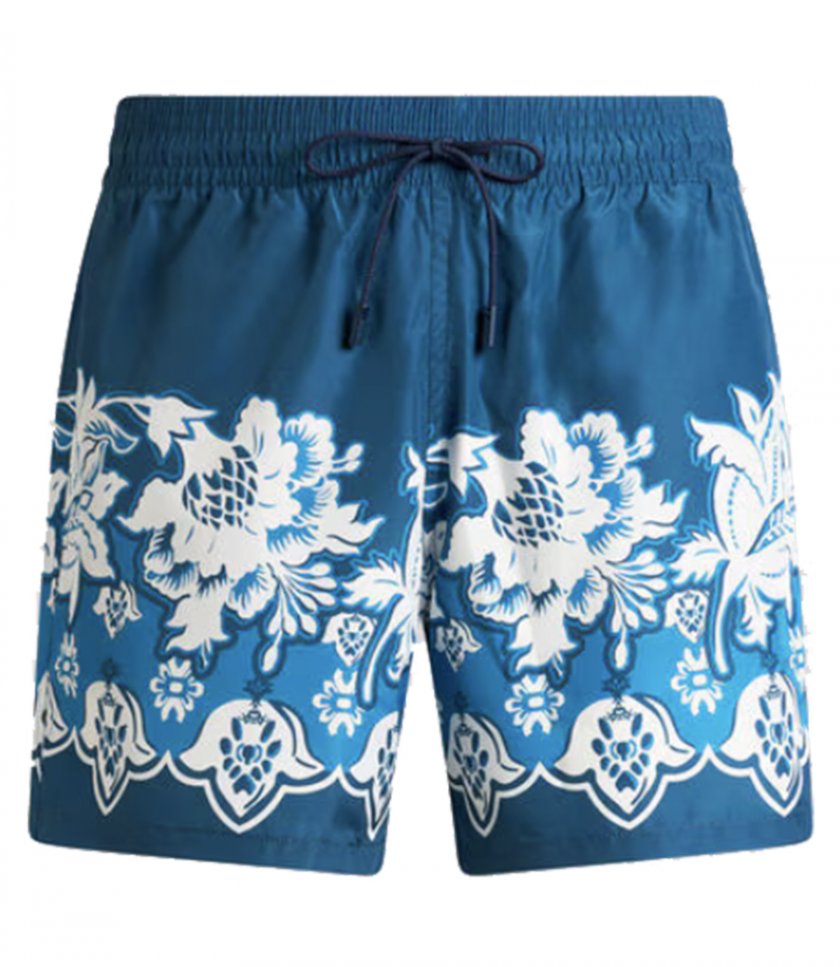 CLOTHES - FLORAL PRINT SWIM SHORTS