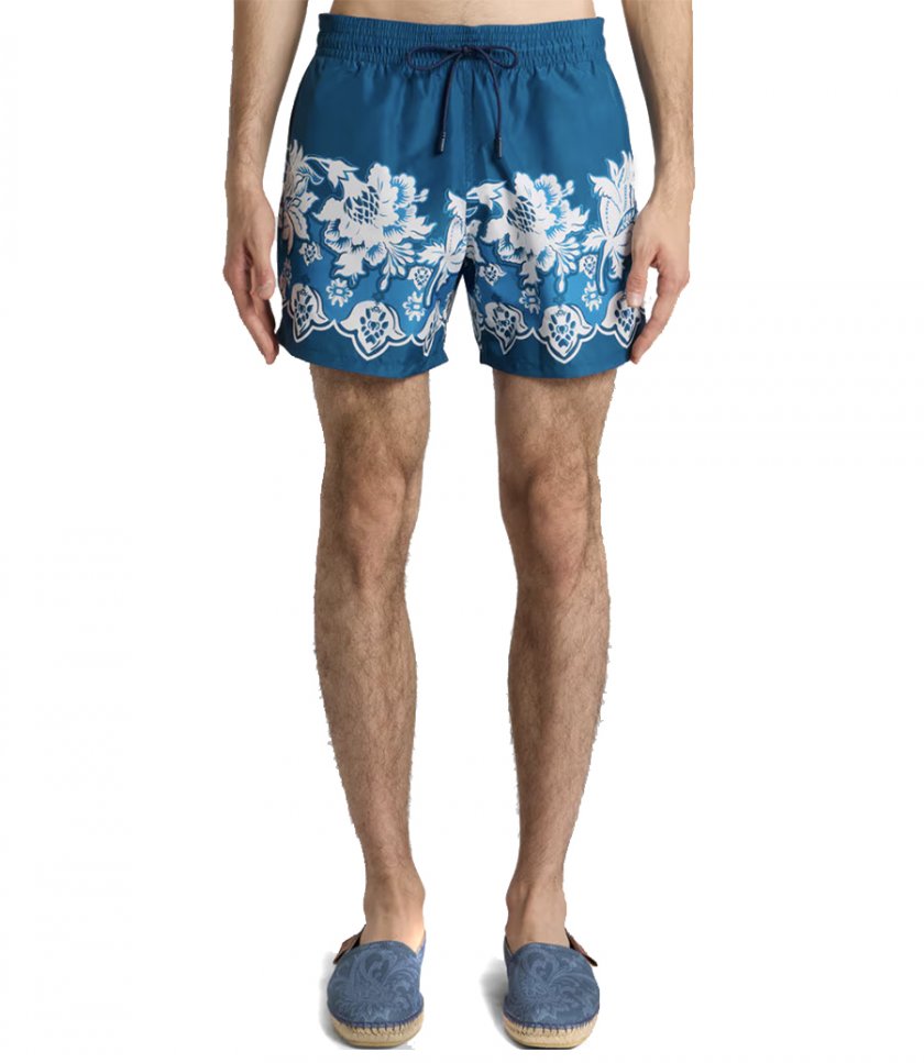 FLORAL PRINT SWIM SHORTS