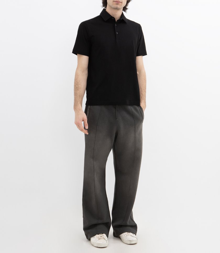 JERSEY CREPE POLO SHIRT