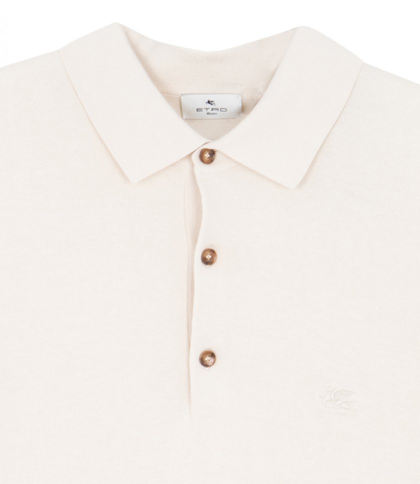 KNITTED POLO S/S