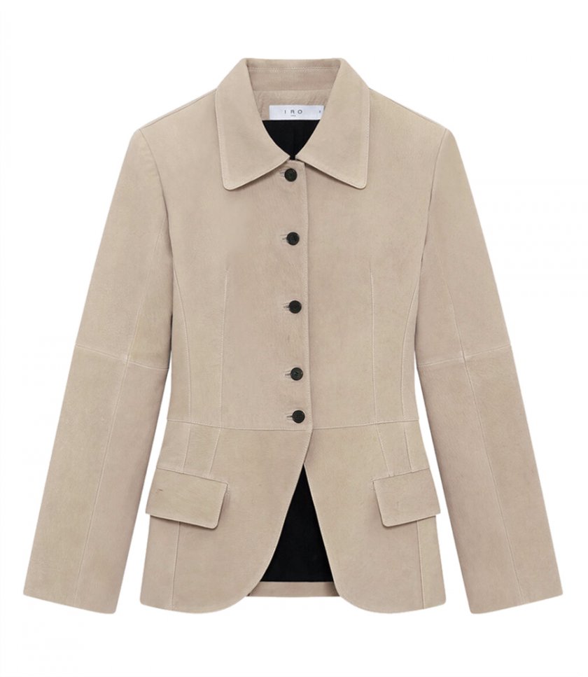JACKETS - NUBUCK TAILORED JACKET