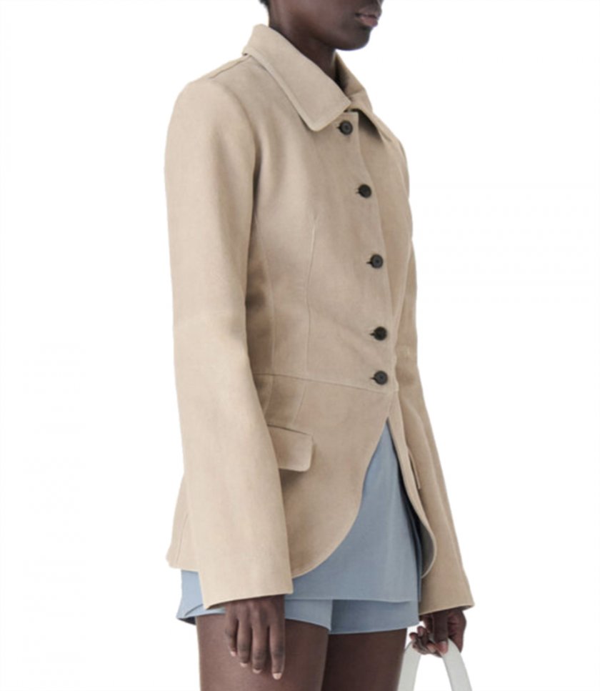 NUBUCK TAILORED JACKET