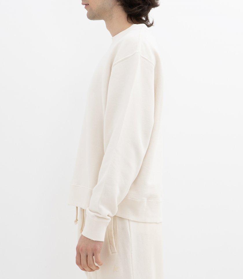 BOXI SWEATSHIRT COTTON FLEECE LOGO PATCH