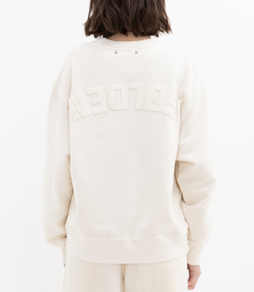 BOXI SWEATSHIRT COTTON FLEECE LOGO PATCH