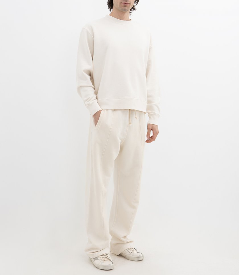 BOXI SWEATSHIRT COTTON FLEECE LOGO PATCH
