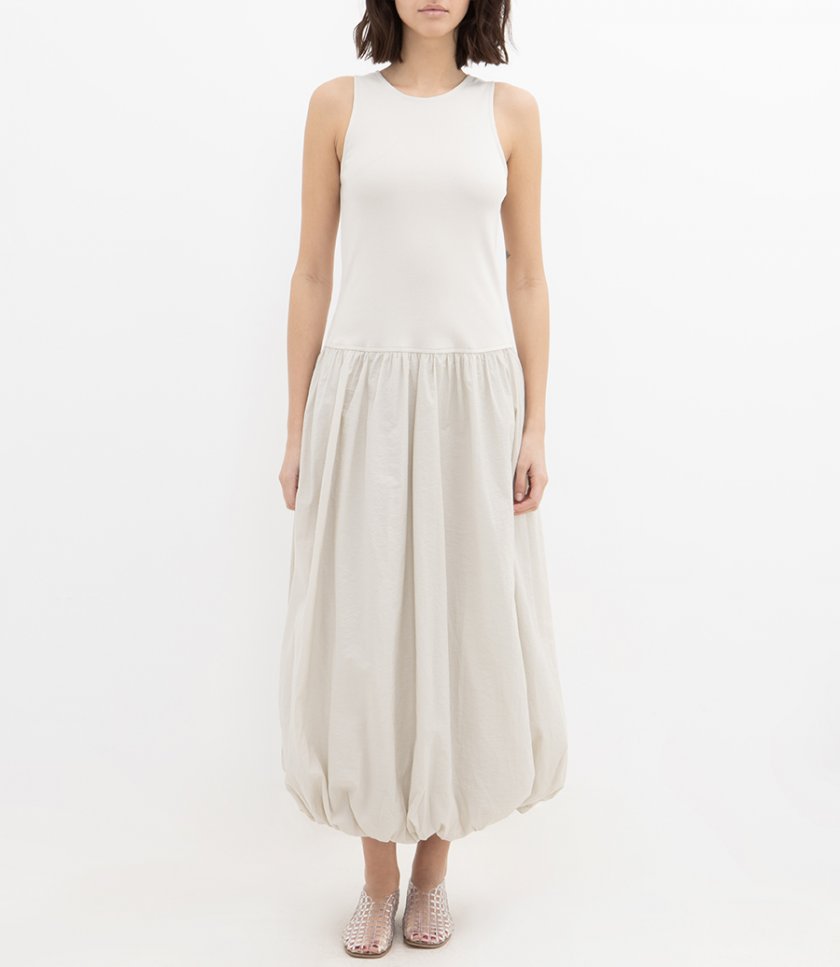 LONG SLEEVELESS DRESS
