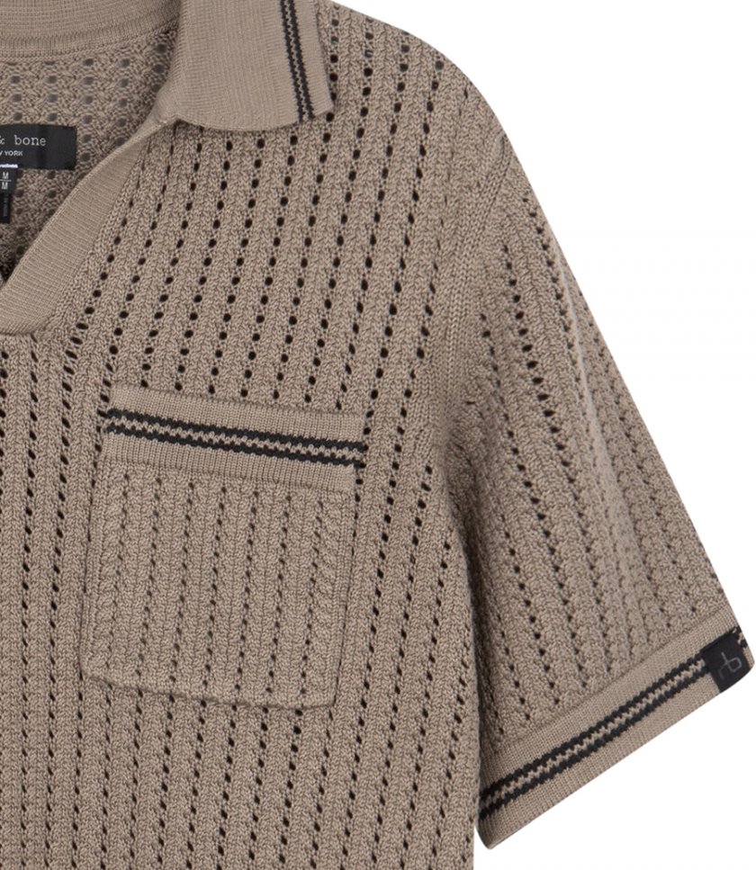 CROCHET JOHNNY POLO