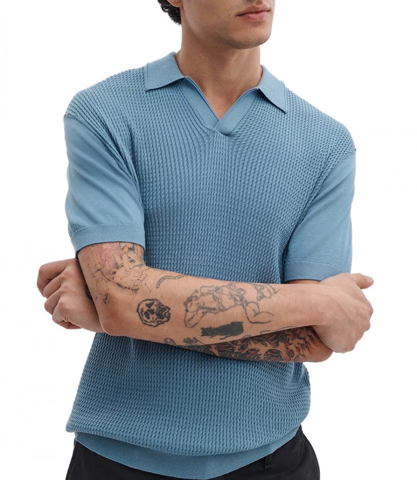 SAXON SILK BLEND JOHNNY POLO | Soho Soho Eshop