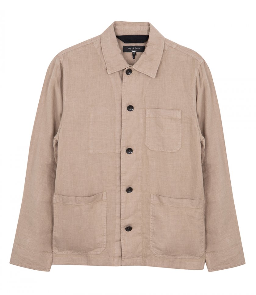 JACKETS - EVAN LINEN CHORE JACKET