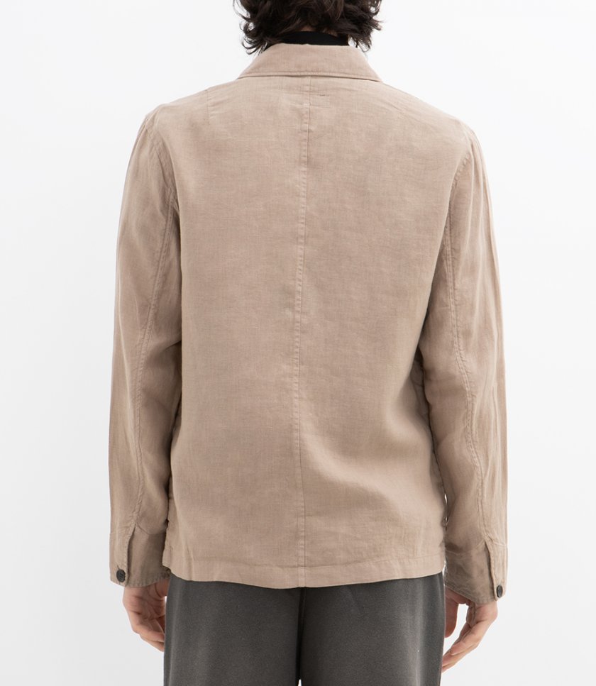 EVAN LINEN CHORE JACKET