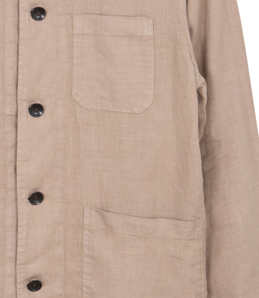 EVAN LINEN CHORE JACKET
