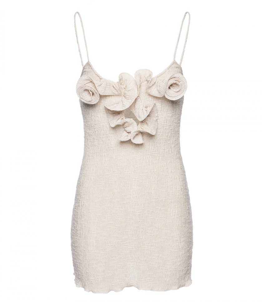 CLOTHES - SLEEVLESS CREPE MINI DRESS