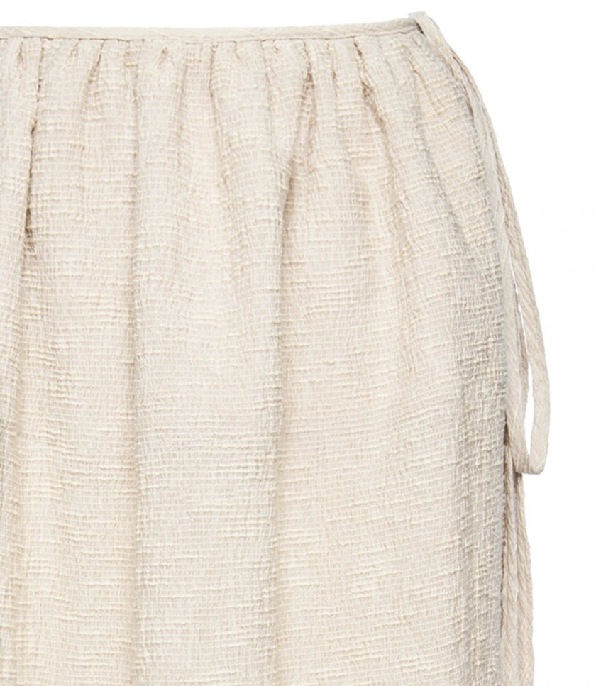 CREPE LONG SKIRT