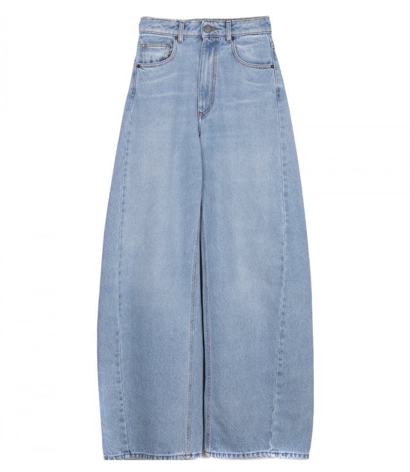 JEANS - WIDE LEG DENIM TROUSERS