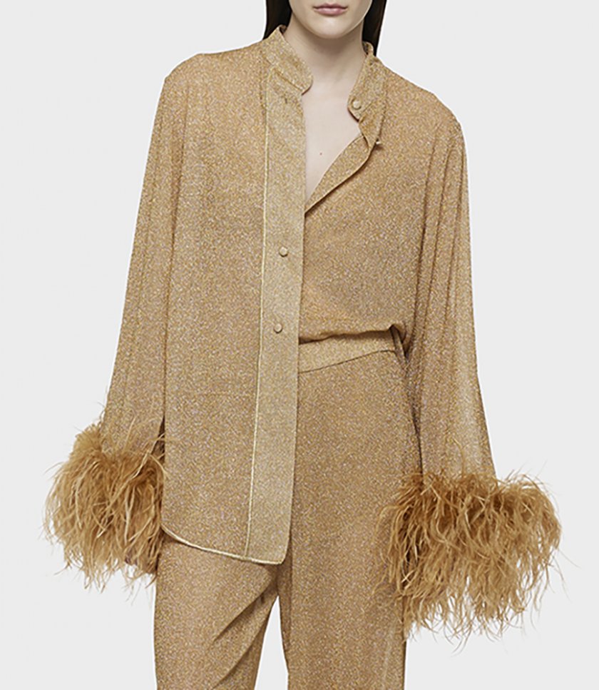 LUMIERE PLUMAGE LONG SHIRT