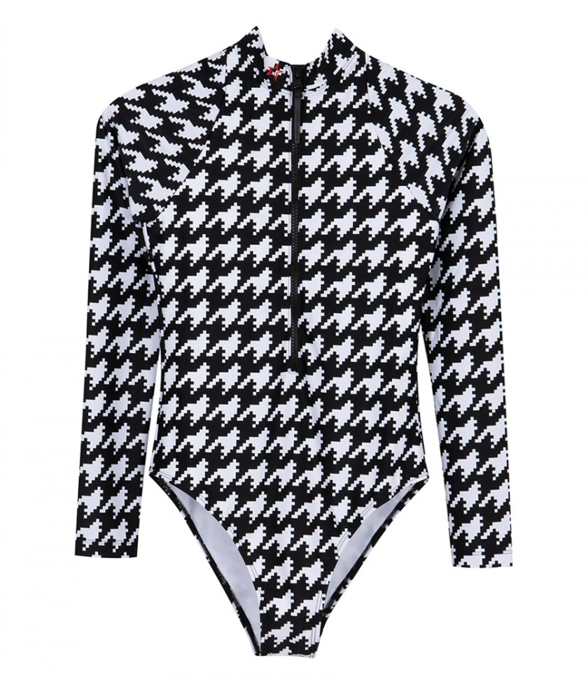 BEACHWEAR - PM HALF ZIP SWIMSUIT