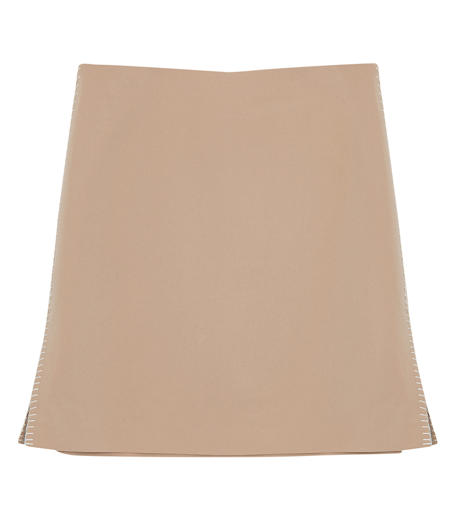 THEORY - A LINE MINI SKIRT