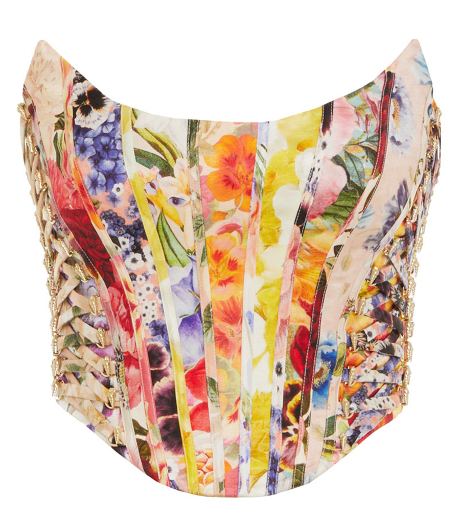 ZIMMERMANN - WONDERLAND FLORAL CORSET