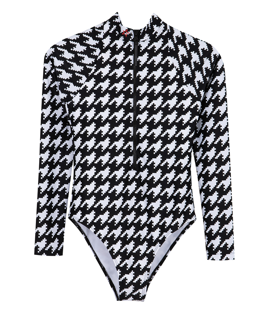 PERFECT MOMENT - PM HALF ZIP SWIMSUIT