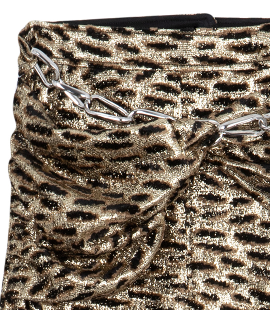 TIGER PRINT LONG SKIRT