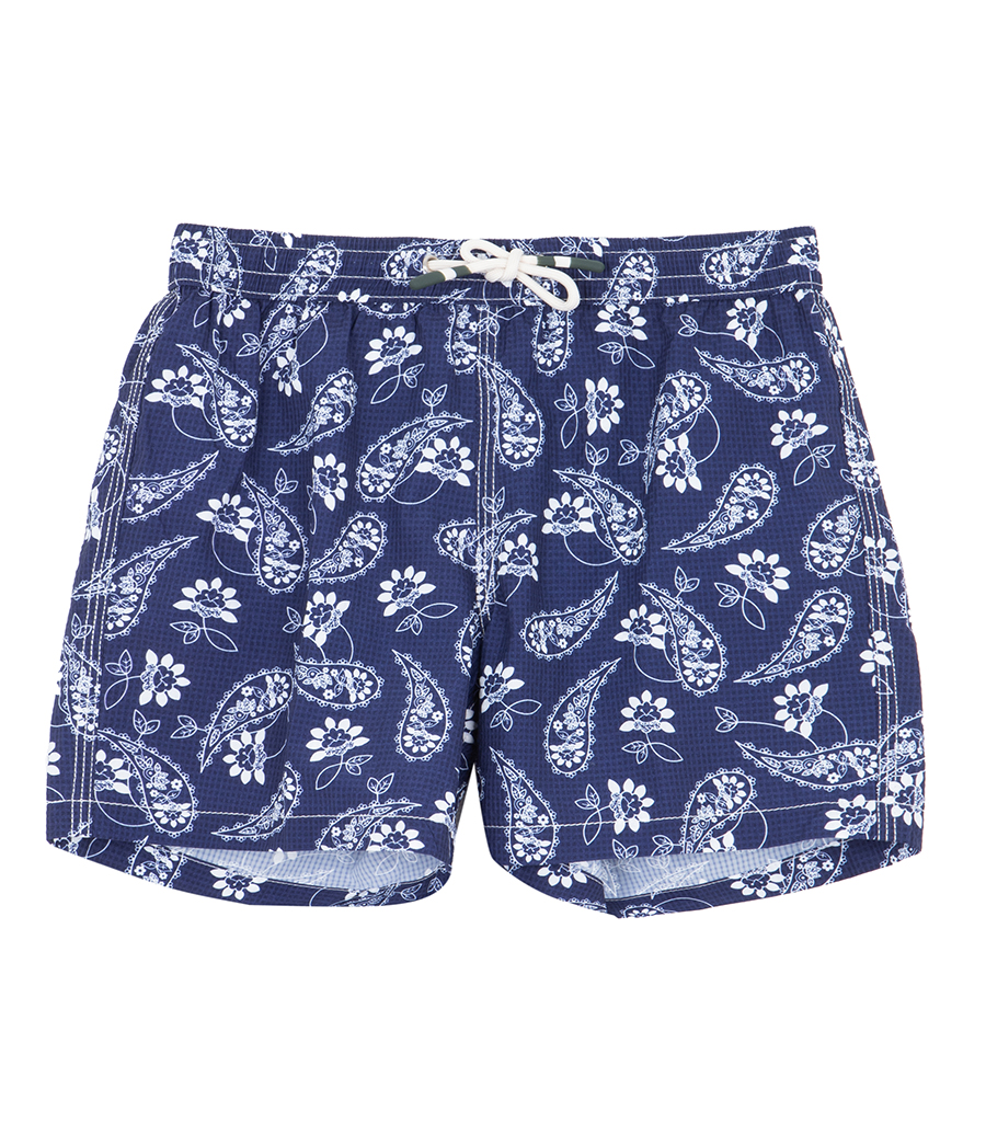 HARTFORD BEACHWEAR - PRINTED ACHILLE SWIM SHORTS