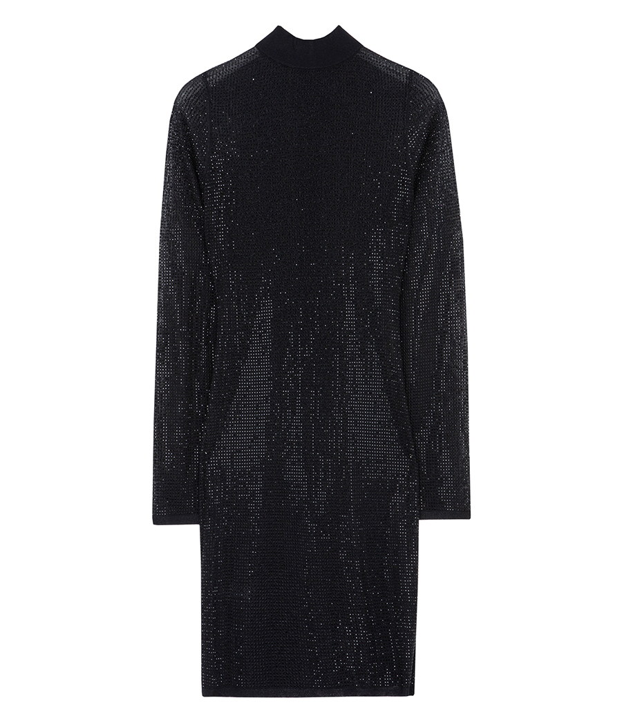 DAVID KOMA - RHINESTONE MINI DRESS