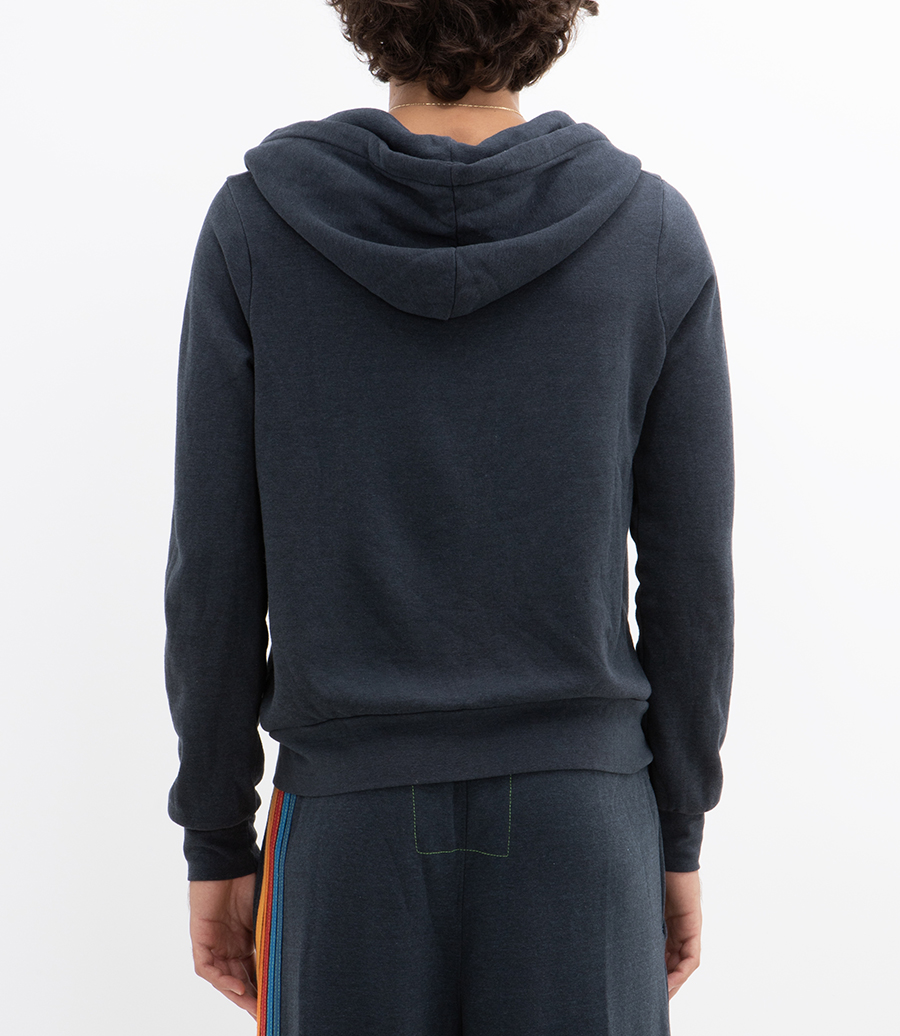 5 STRIPE ZIP HOODIE