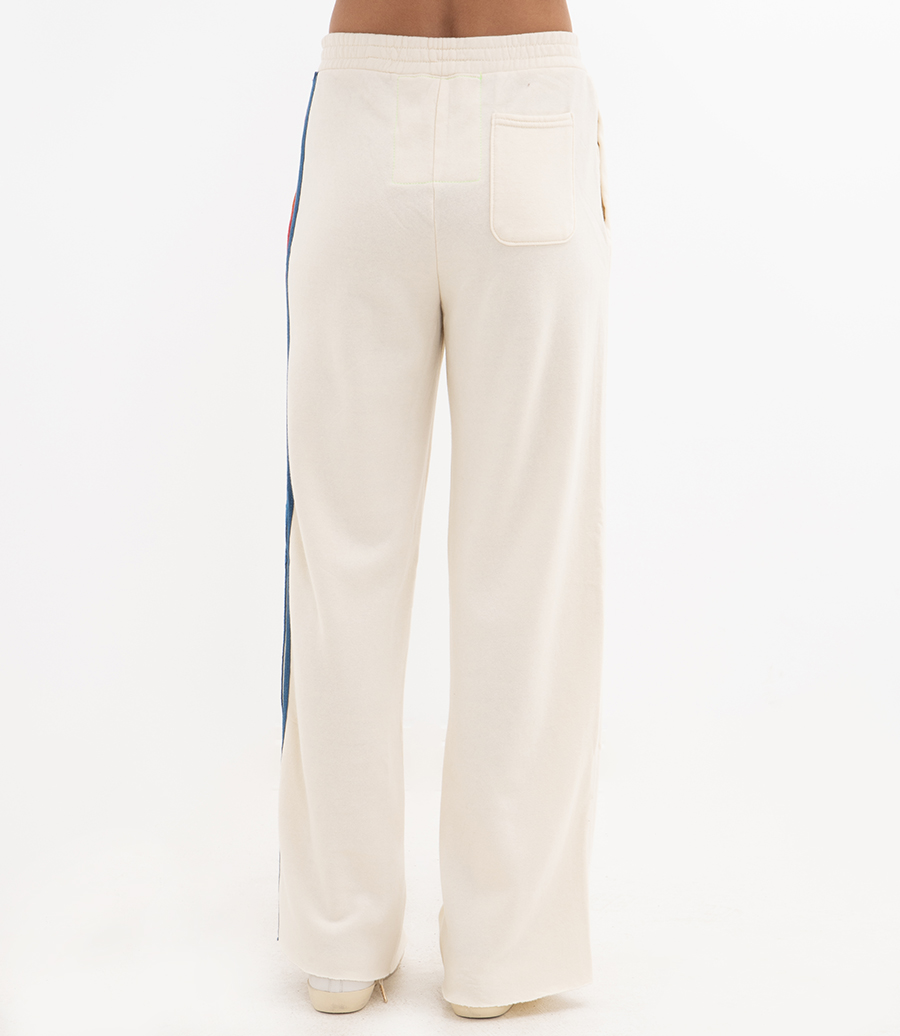 WOMENS 5 STRIPE WIDE LEG POCKET PANT