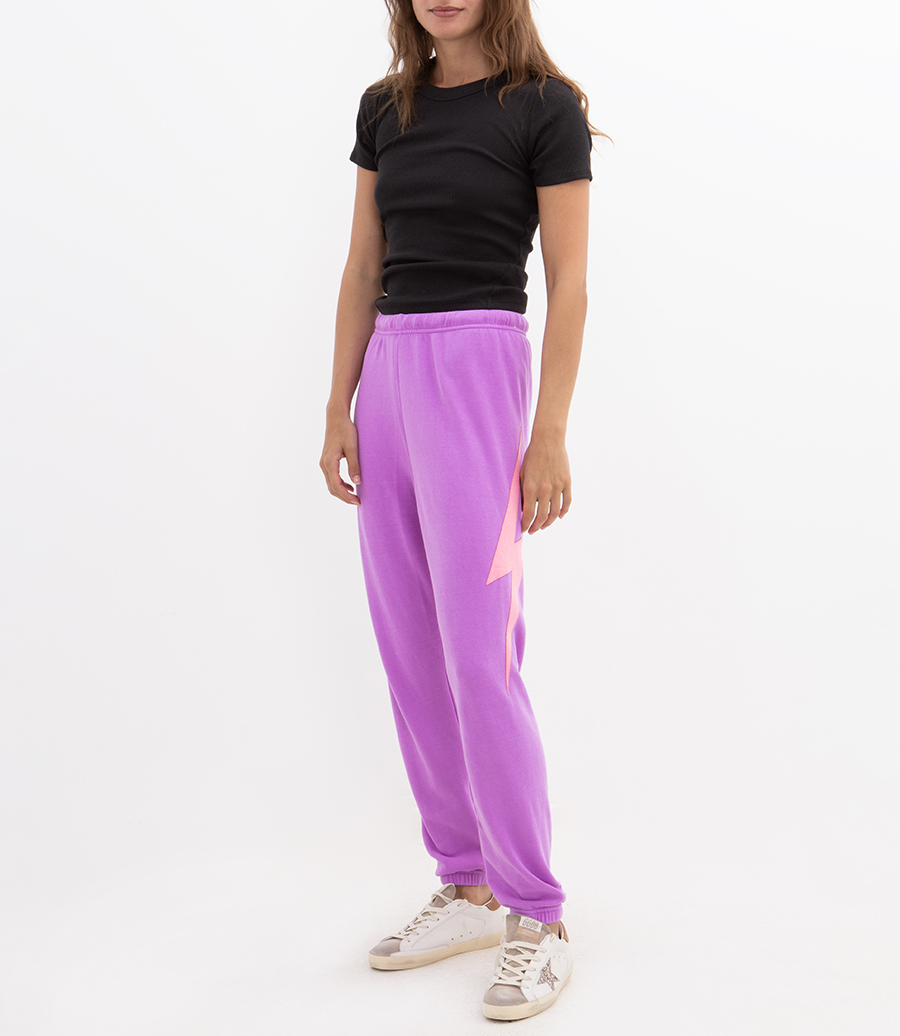 WOMENS BOLT FADED STICH SWEATPANTS