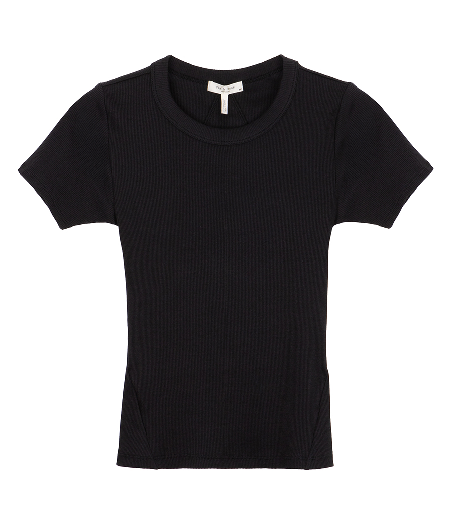 RAG & BONE - THE ESSENTIAL RIB SS CREW