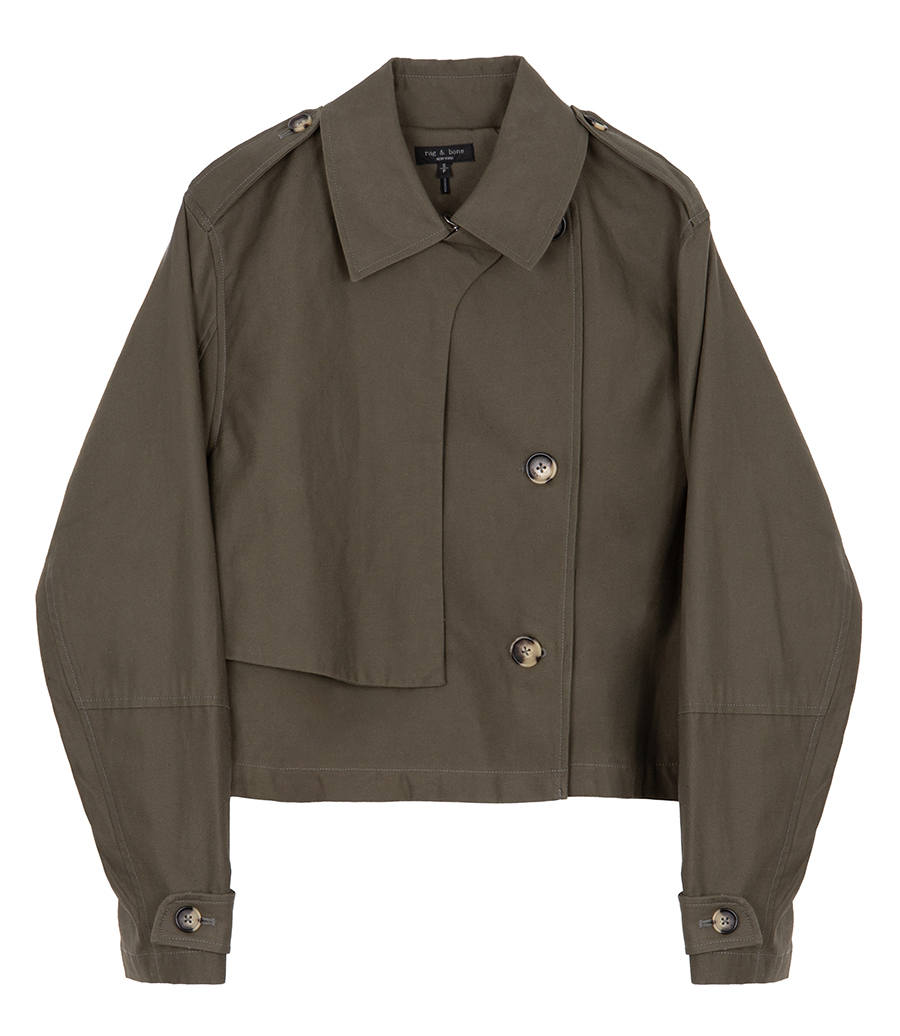 RAG & BONE - JAMIE CROPPED TRENCH COAT
