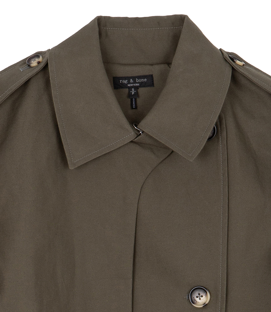JAMIE CROPPED TRENCH COAT