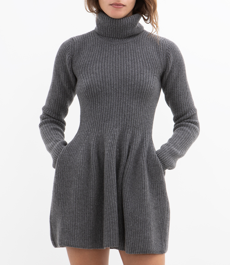 TURTLENECK MINI DRESS